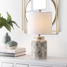 SAFAVIEH Lighting 19-inch Branko Ceramic Table Lamp - 10"W x 10"D x 19"H