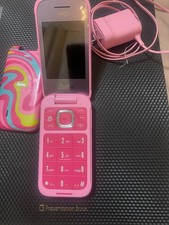 HMD Barbie Flip Cell Phone Pink Model TA-1429 MicroSD Compatible Single SIM Slot