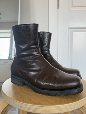 OUR LEGACY Camion Boot In Olive Leather Men's Size EU40