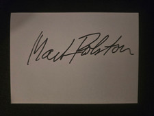MARK ROLSTON signed autograph 10x15 cm blank/index card in person ALIENS