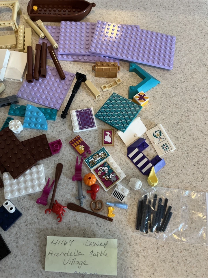 Lego Disney Frozen 2 Arendelle  Castle Village 41167; Incomplete - No Minifigs - Image 2 of 4