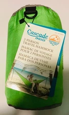 Cascade Oasis 2 Person Travel Hammock Portable Lightweight Camping Outdoor Green