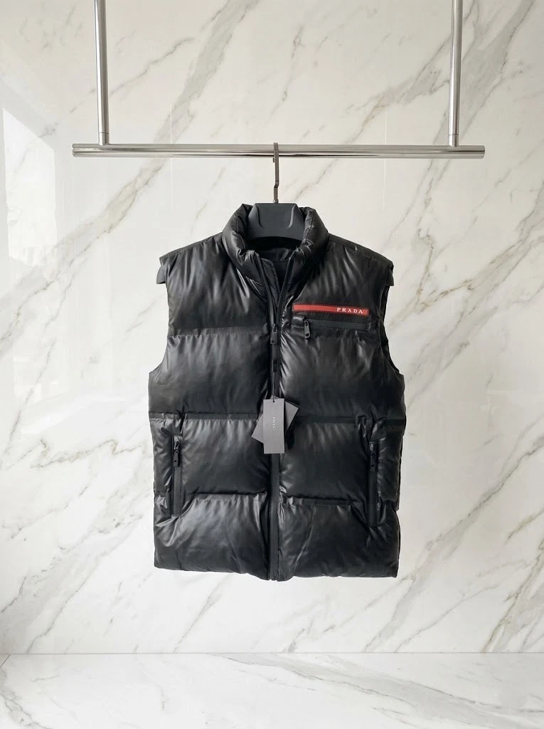 PRADA Vest Coats, Jackets & Vests Nylon Outer Shell for Men for