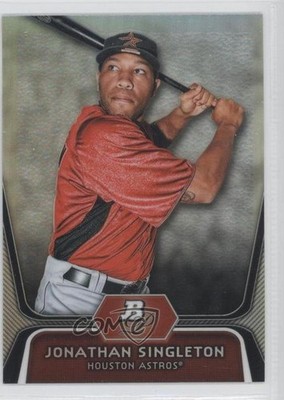 2012 Bowman Platinum Prospects Refractor Jon Singleton Jonathan #BPP41 9y7