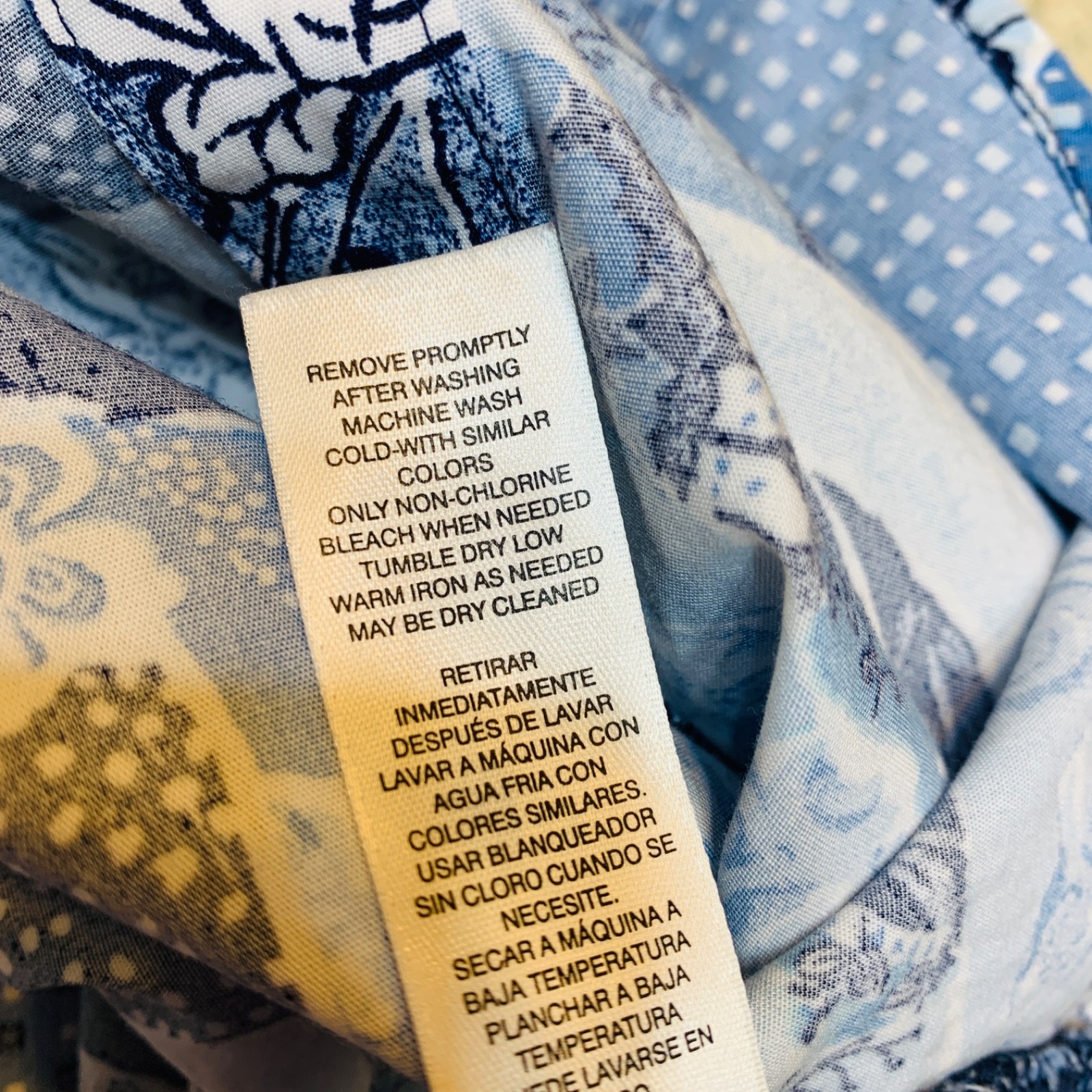 Chico's Whimsy Patchwork Button Up Shirt Size 3 =… - image 14