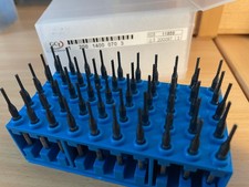 50 Diamantverzahnte Fräser - VHM Fräser - Ø 1,40 mm