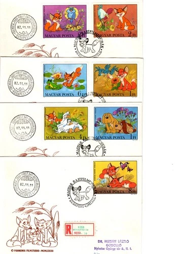HUNGARY-1982. FDC  - Cartoon/ VUK the Fox  USED! Mi:3580-3586.