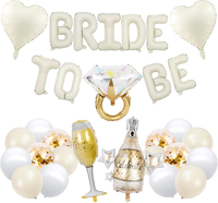 Bride To Be Deko Ballons, Junggesellenabschied Frauen Deko Luftballons, Jga Deko
