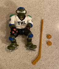 1991 Playmates TMNT Slap Shot Leo Vintage Sports Hockey