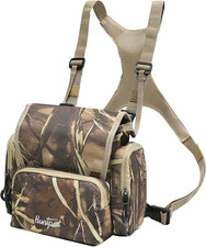 Binocular Chest Pack Harness Bino Case with Magnetic Lid