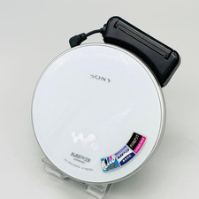 SONY Walkman D-NE730 Portable CD Player White Main unit only Used Tested Japan