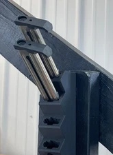 Wall Mounted Magazine Storage Rack for 5 mags fits Ruger Mark IV 22/45 mag style