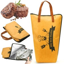 BBQ Blanket for Resting Meat Bag 21" Brisket Barbecue Tool Sets with Wide Mouth