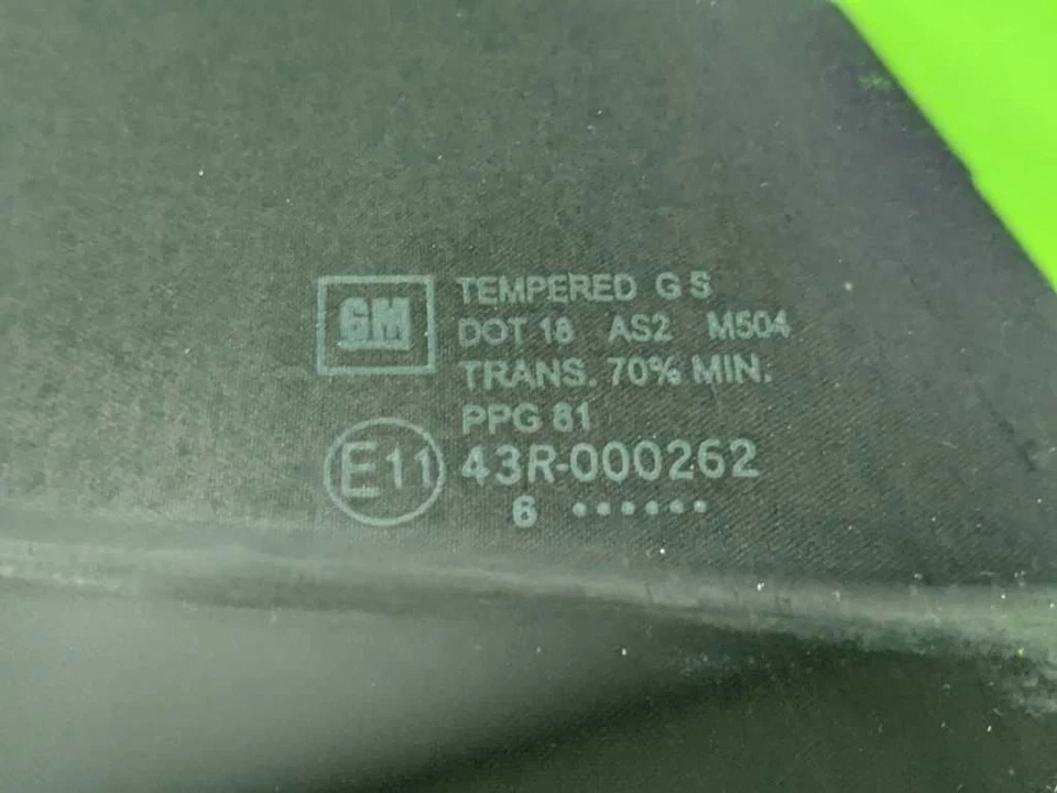 05 06 07 08 09 LACROSSE PASSENGER RIGHT REAR WINDOW DOOR GLASS OEM 4008-20 Foto 3 de 4