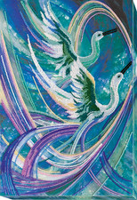 Storks Bead Embroidery Kit   DIY Handmade Beading Craft Set  Gift