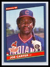 1986 Donruss Baseball #224 Joe Carter Base Card Cleveland Indians