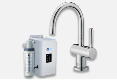InSinkErator HC3300C - Chrom Warm- und Kaltfilter Wasserhahn, Boiler und F701R Filter