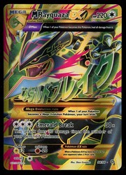 M Rayquaza EX 98/98 Full Art Holo XY Ancient Origins