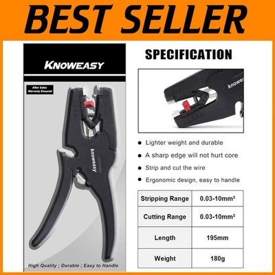 Durable Wire Stripper for Electric Repair - 32 to 7 AWG