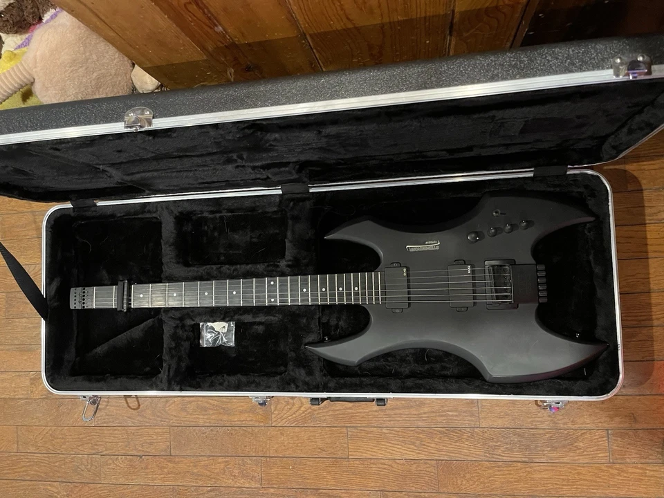 Rare Steinberg Synapse Demon Baritone Flat Black Electric Guitar &New Gator Case - Image 4 of 4