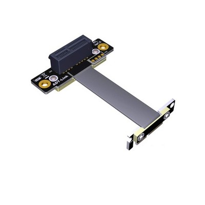 Dual 90degree Right Angle Pcie 3.0 X1 To X1 Extension Cable R11sltl 8g/bps High