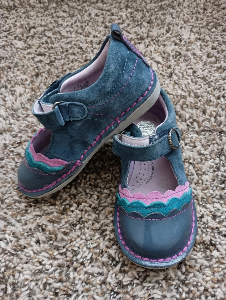 Stride Rite Medallion Collection Niñas Talla 8 W Zapato Evelyn Cuero Clásico Foto 3 de 4