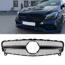 Kühlergrill Schwarz passt für Mercedes A-Klasse W176 Mopf ab 15-19 nicht A45 AMG