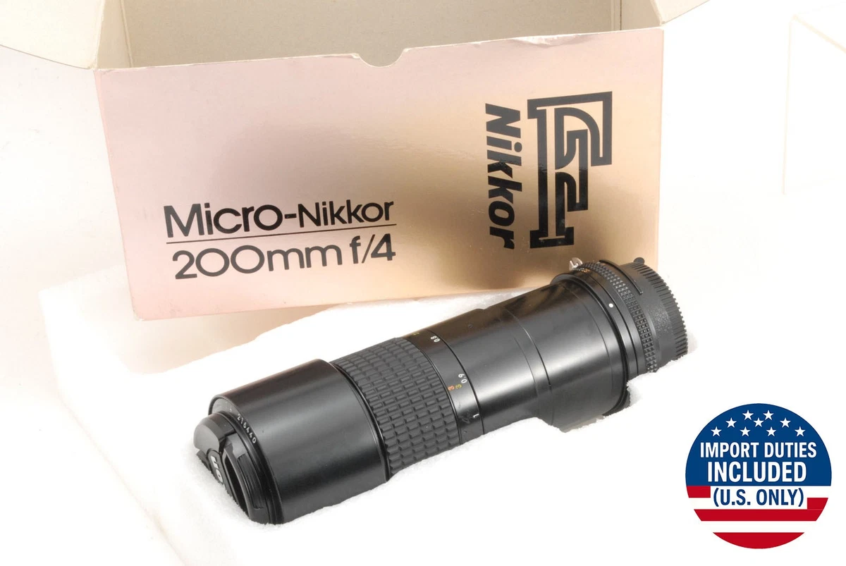 Nikon Micro NIKKOR f/4 Camera Lenses 200mm Focal for sale | eBay