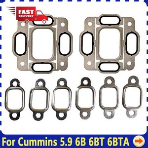4019950 For Cummins 5.9 6B 6BT 6BTA Marine Engines Exhaust Manifold Turbo Gasket