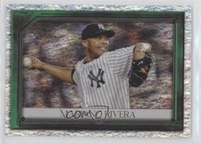 2021 Topps Gallery Green Pattern 99/99 Mariano Rivera #102 HOF 02v3