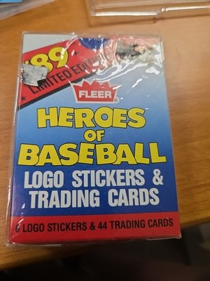 1989 Fleer Heroes of Baseball Sealed Complete Set of 44 Cards Tons of HO