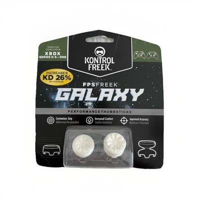 KontrolFreek FPS Freek Galaxy White Performance Thumbsticks for PS4 PS5