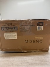Miseno MNO1812RUBWH Cafe Undermount Bathroom Sink w/ Overflow, Bright White