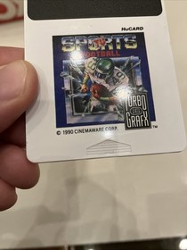 TV Sports Football - TurboGrafx-16 Hu Card Only!!  Tested! TG 16