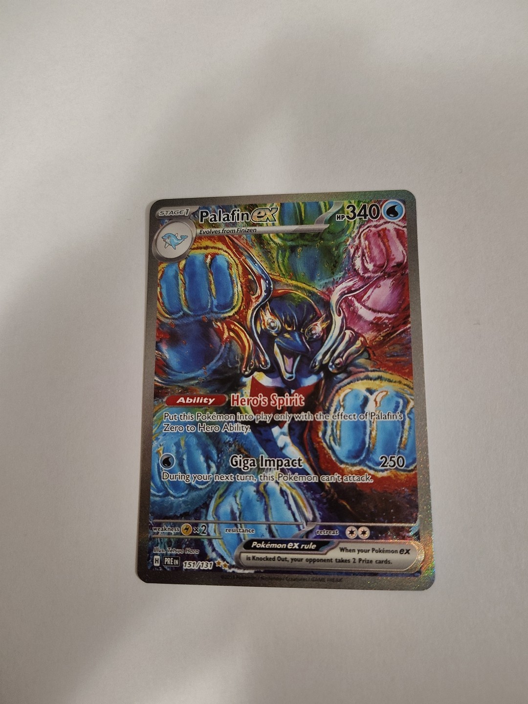 Palafin ex Special Illustration Rare SV: Prismatic Evolutions 151/131 NM