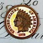 * 1872 * PRISTINE++ GEM PROOF INDIAN HEAD PENNY * FROM ORIGINAL COLLECTION