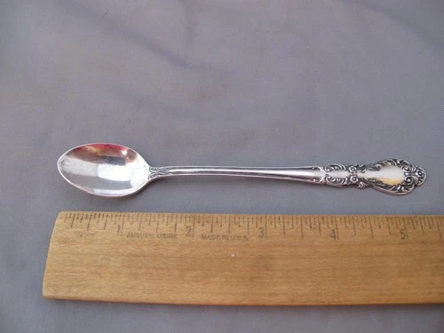 Rogers/International Sterling OLD CHARLESTON (1951) INFANT FEEDING SPOON-No Mono