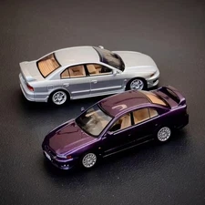 BLISS 1:64 Mitsubishi Galant VR-4 Purple 1/64 Diecast Car Model Limited Edition