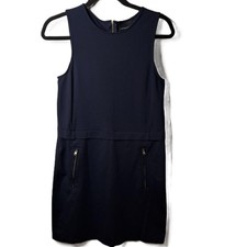 Cynthia Rowley Womens Navy Blue Career Wear to Work Sheath Dress Size Small