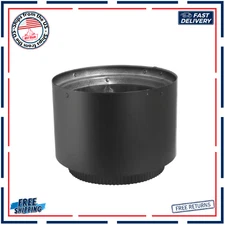 Model DVL Double Wall Stove Pipe 6in. Diameter Stovetop Adapter No Damper Secure