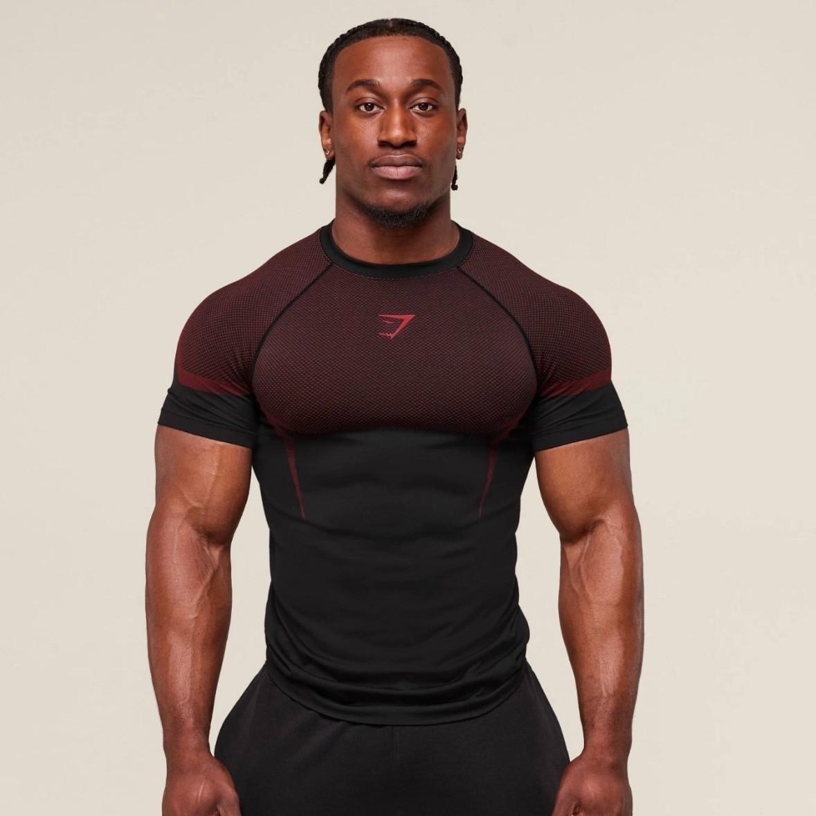 ウエイトトレーニング onyx 5.0 seamless S ⚫Gymshark Onyx 5.0