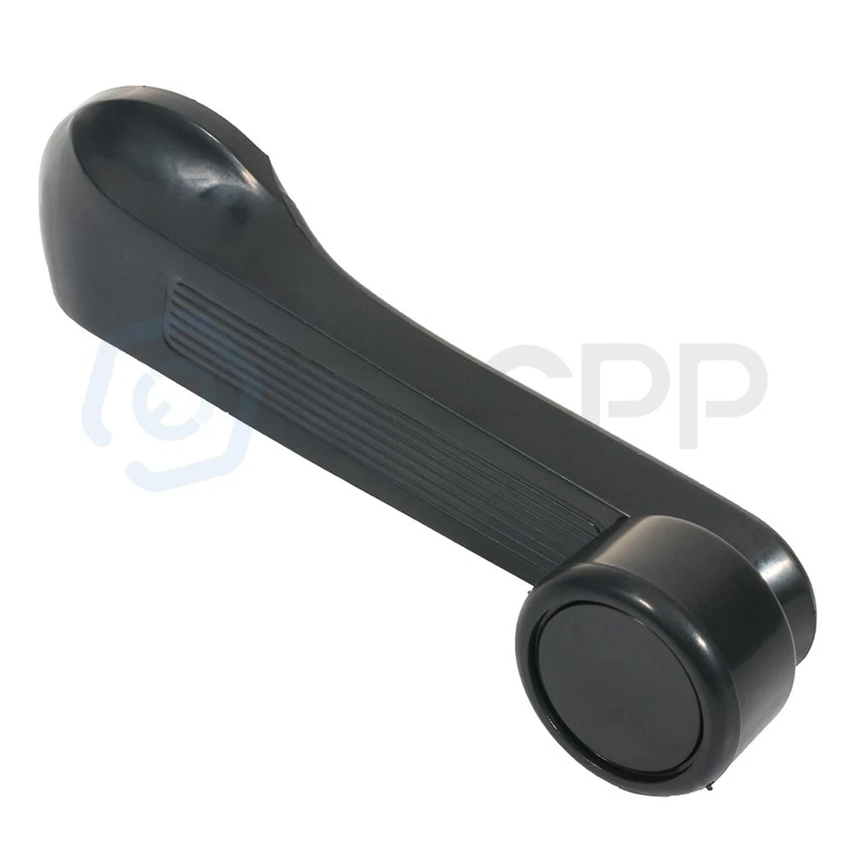 Manija de manivela de ventana negra apta para Honda Civic 1984-2000 interior lado derecho Foto 3 de 4