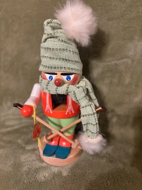 Steinbach Original Nutcracker Skier #6414 with Tag – Germany - 11" Tall LQQK !