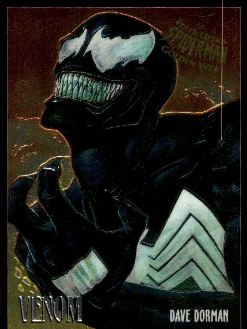 1995 Fleer Ultra Spider-Man Venom Golden-Web Limited Edition #8 | eBay