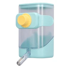 Green Pet Water Bottle Cage Hanging Water Dispenser for Dogs Cats Rabbits