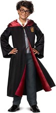 Harry Potter Deluxe Hooded Robe and Jumpsuit Child Costume  Small  4-6 