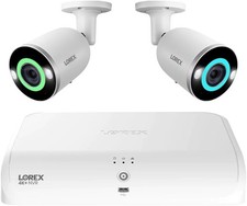 Lorex N4K2SL-82WB-3 Fusion 4K 16-Channel 8 Wired and 8 Wi-Fi 2TB NVR 2 Cameras