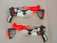 NERF Vortex Pyragon Foam Disc Blaster Main Blaster Lot of 2