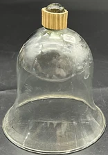 Home Interiors Bell Shape Glass Peg Votive Candle Holder