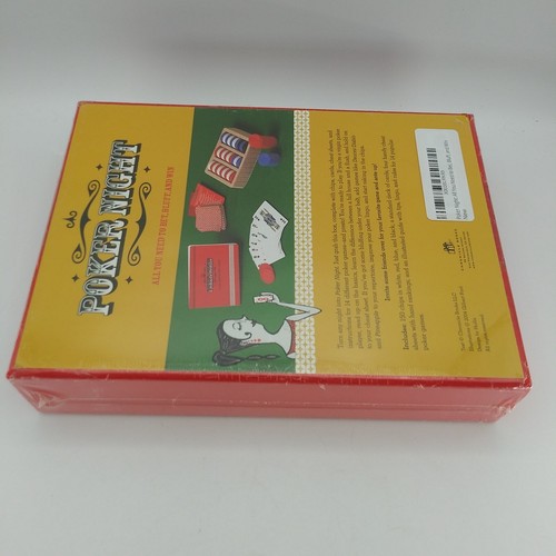 Juego de mesa POKER NIGHT de libros de crónicas vintage NUEVO PRECINTADO - Imagen 2 de 4